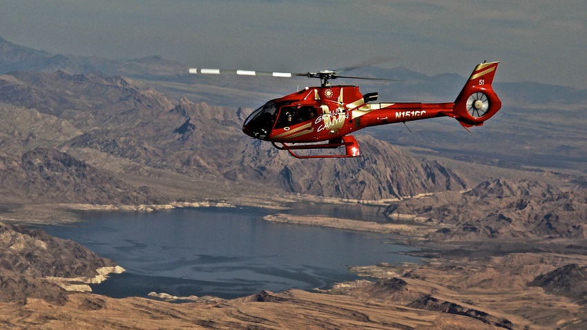helicopter to the Grand Canyon Skywalk