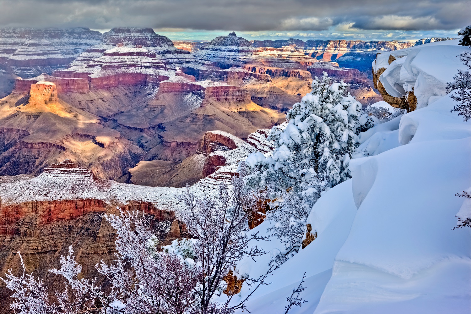 Klimat Grand Canyon Vinter